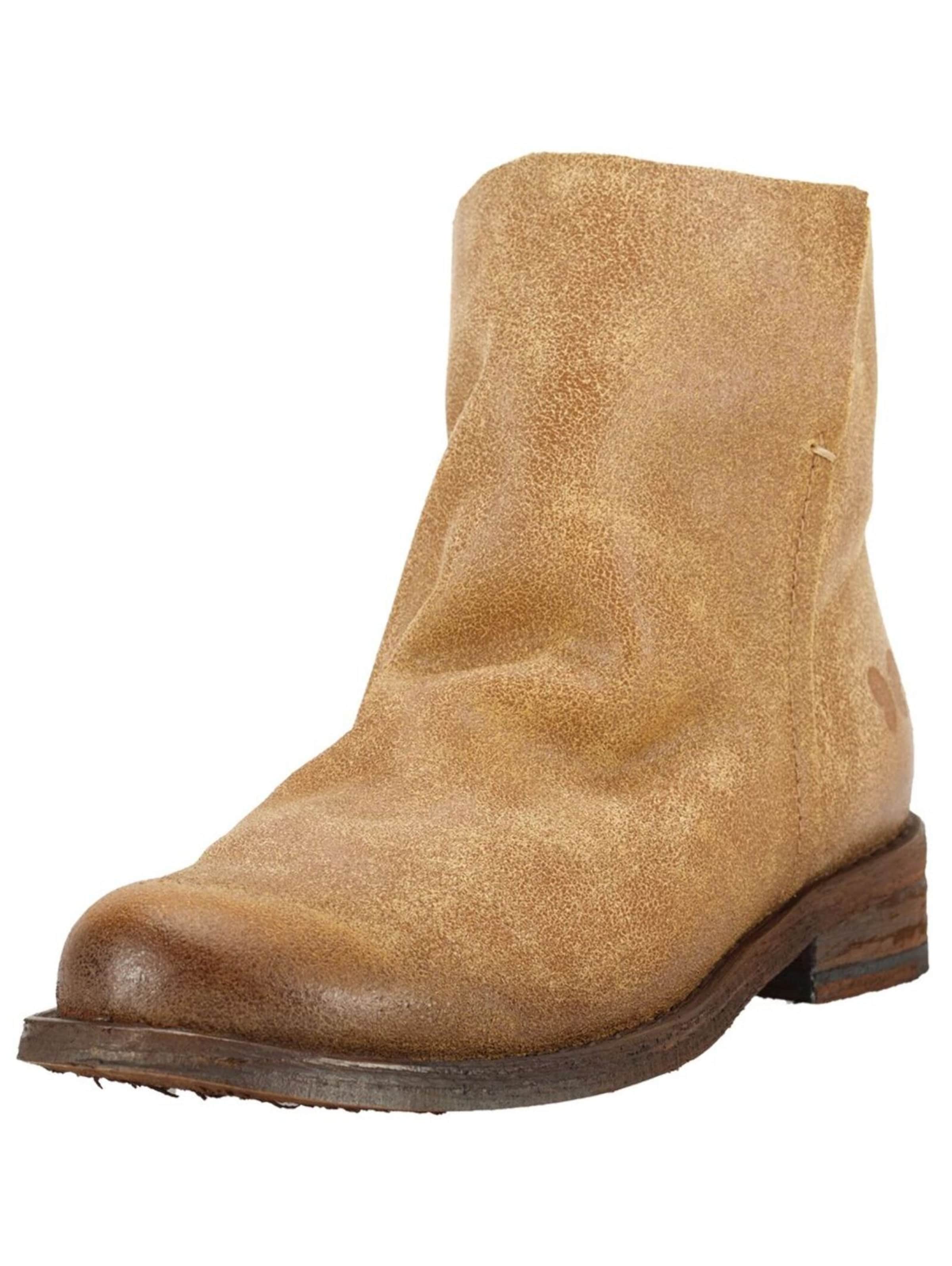 FELMINI Enkellaarsje in Bruin: voorkant