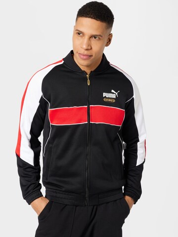 PUMA Sweatvest 'King' in Zwart: voorkant