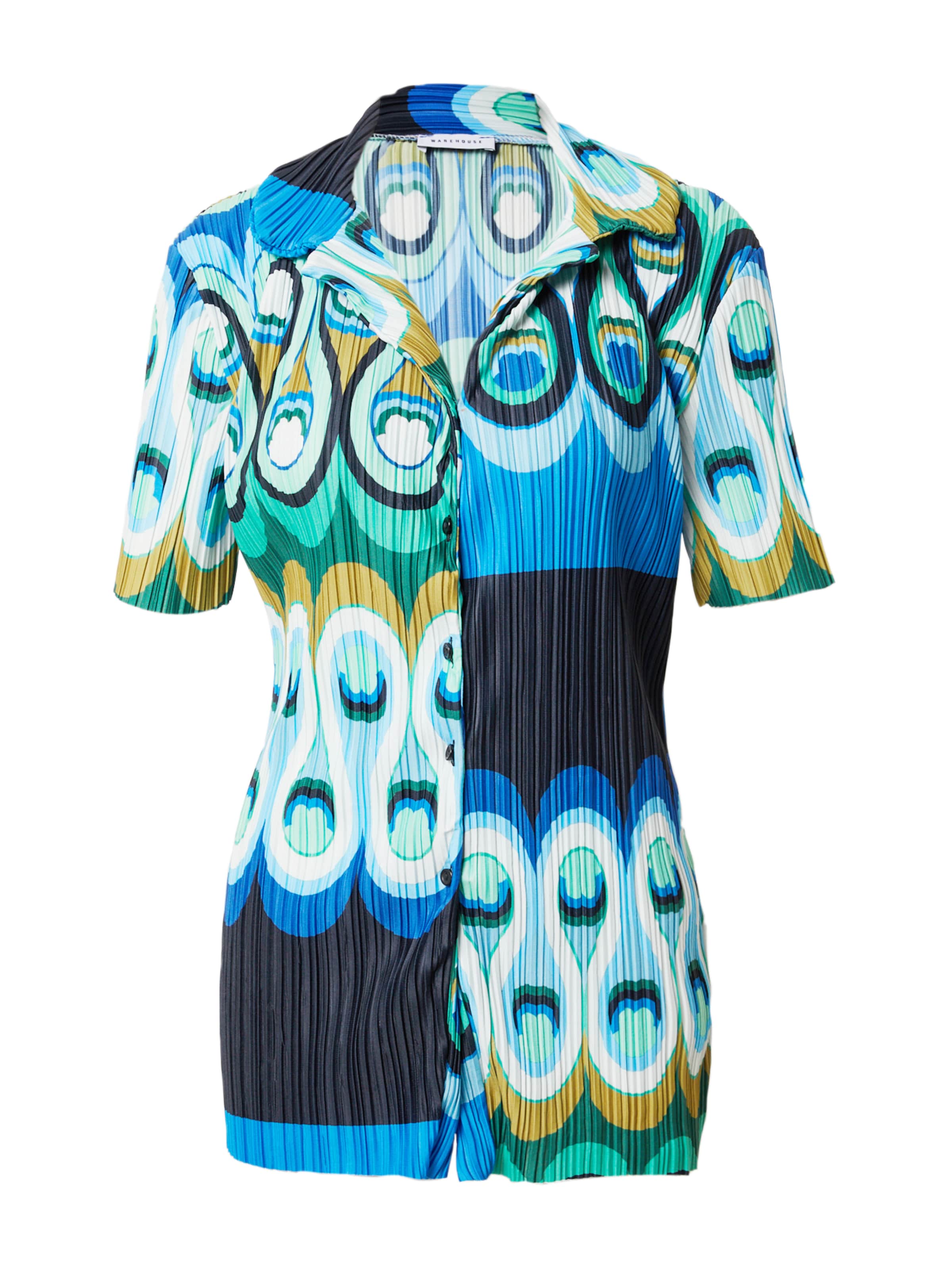 Warehouse Pluus, värv sinine: eest vaates