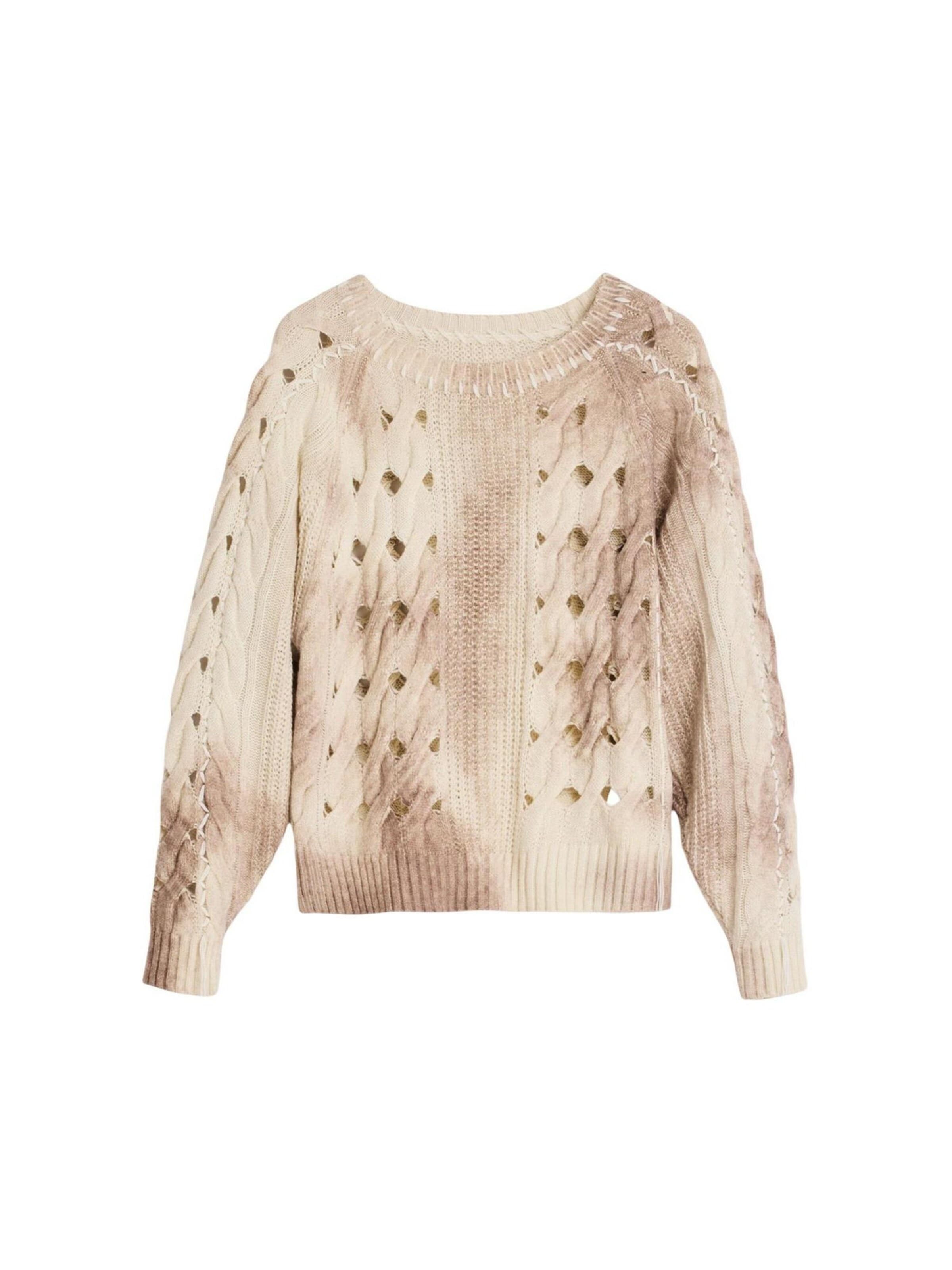 Pull-over 'REPRIS_JERS_DUNKELD 26SWJFX4' Desigual en beige : devant