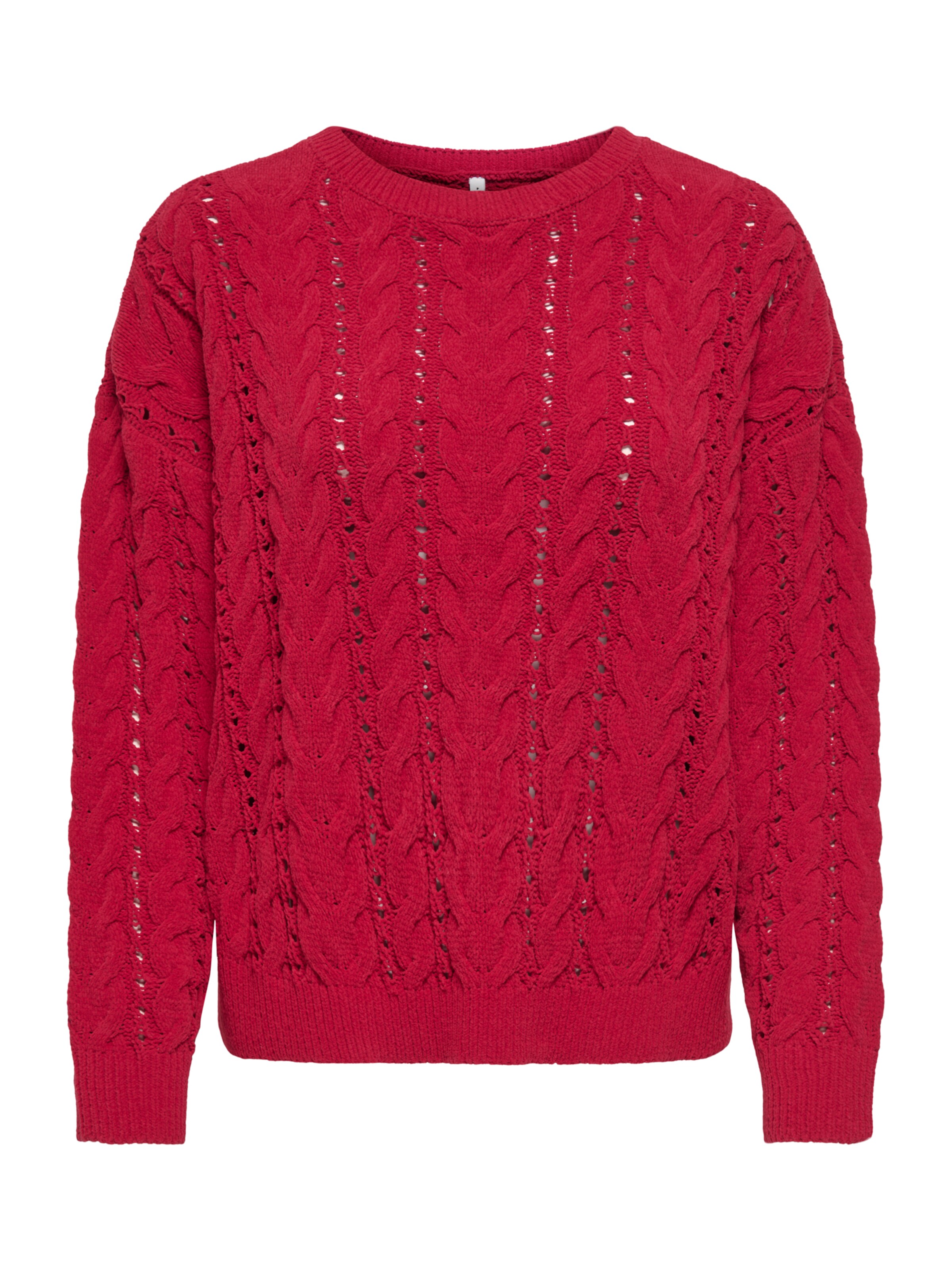 ONLY Trui 'ONLELLY' in Rood: voorkant