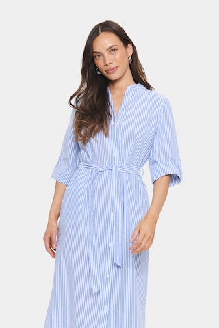 SAINT TROPEZ Blousejurk 'Hadda' in Blauw