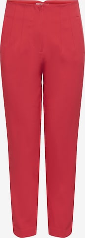 Pantaloni con piega frontale 'ONLRaven' di ONLY in rosso: frontale