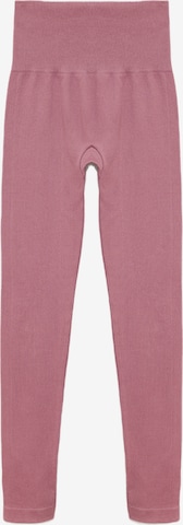 No Matter What Skinny Leggings in Roze: voorkant