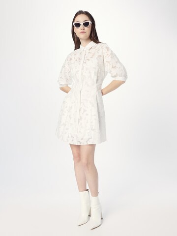 Club Monaco Shirt Dress in White