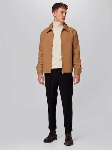 ABOUT YOU x Kevin Trapp Between-Season Jacket 'Dean' in Beige