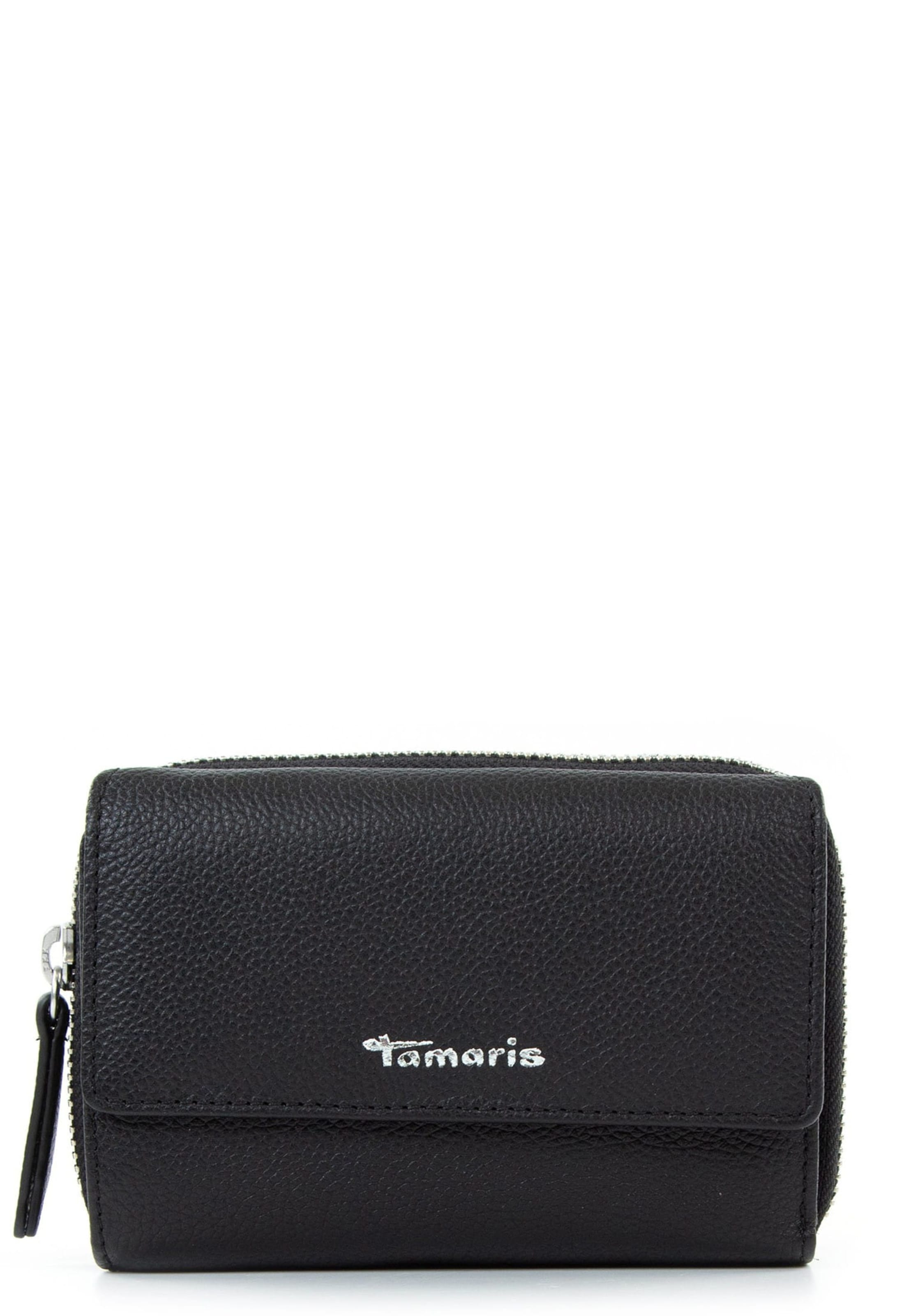 Tamaris Портмоне 'Amanda' в черно: отпред