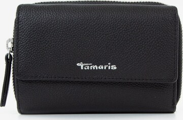 TAMARIS Wallet 'Amanda' in Black: front