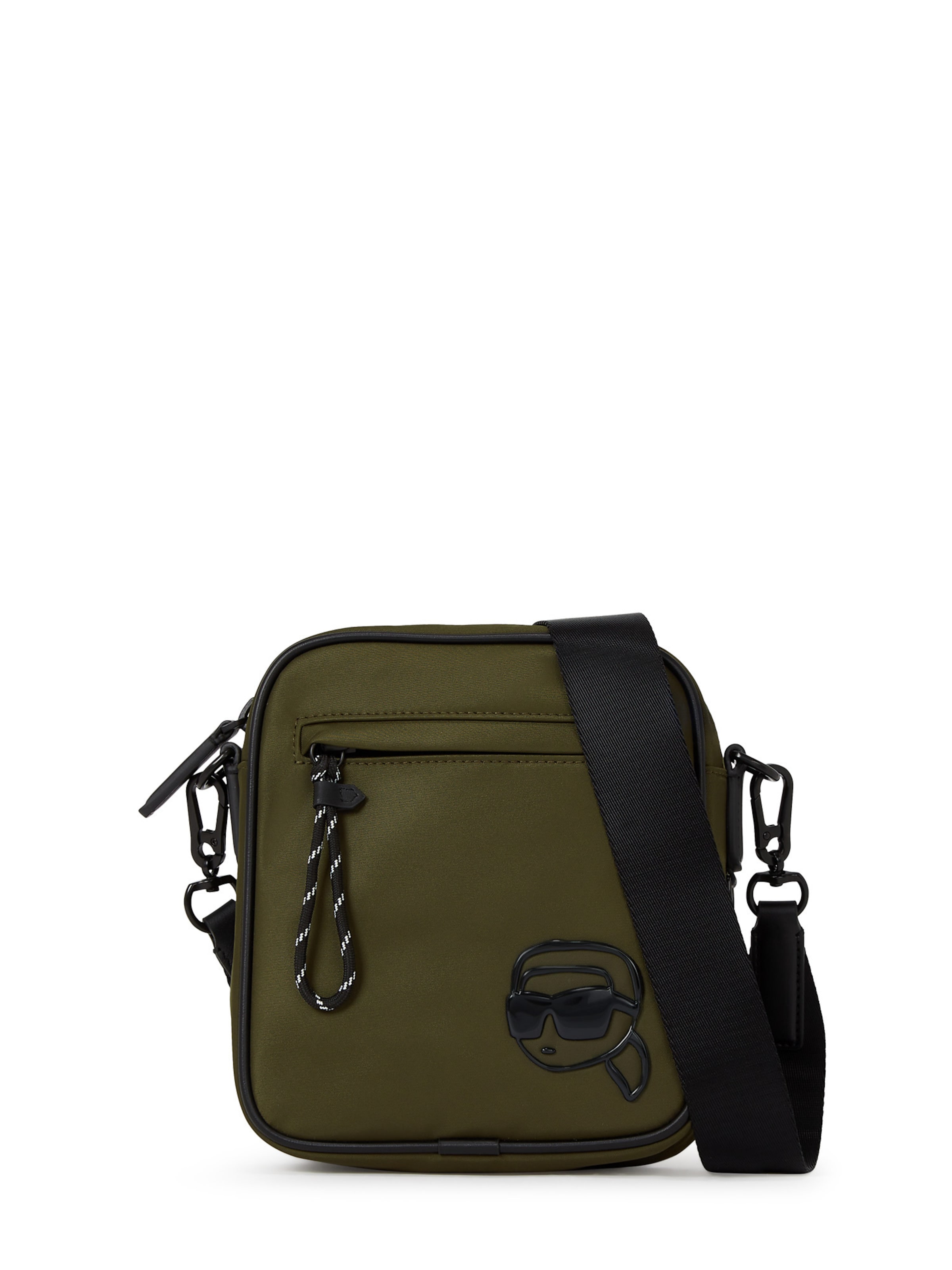 Karl Lagerfeld Τσάντα ώμου σε λαδί / μαύρο, Άποψη προϊόντος