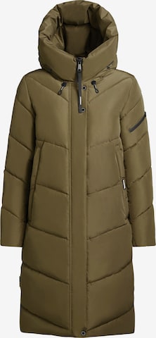 Manteau d’hiver 'Jange' khujo en vert : devant