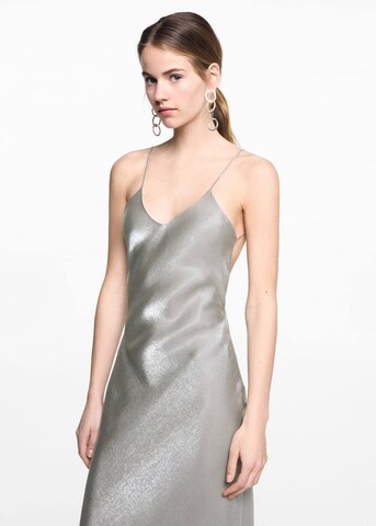 MANGO TEEN Dress 'Galena' in Silver