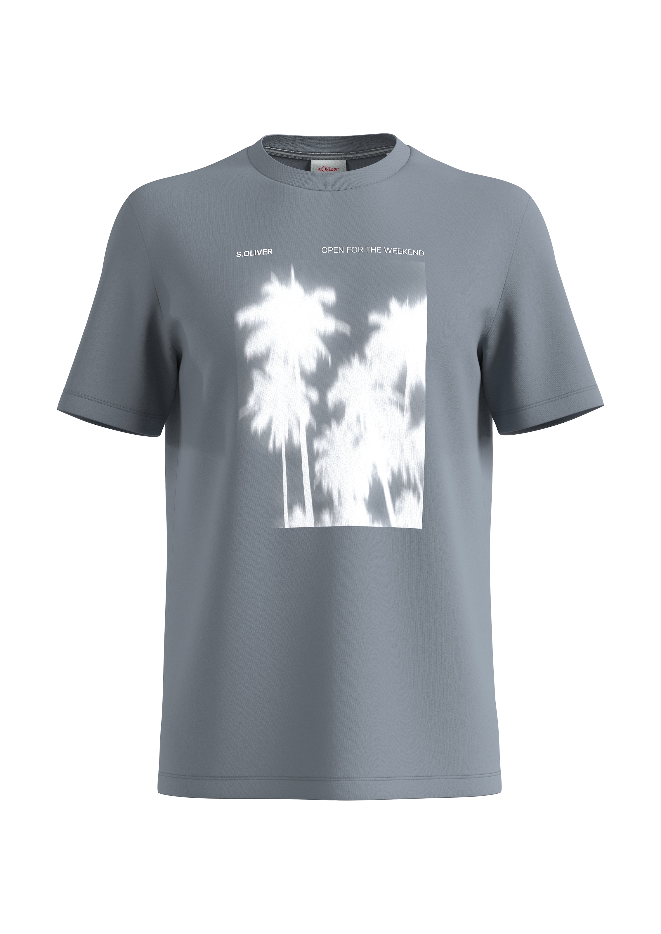 T-Shirt s.Oliver en gris : devant