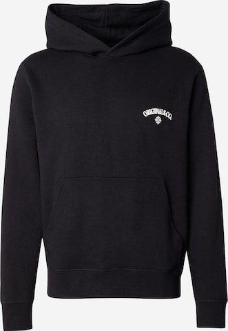 Felpa 'JWHSANTORINI' di JACK & JONES in nero: frontale