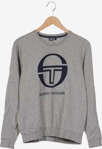 Sergio Tacchini Sweatshirt & Zip-Up Hoodie in L in Grey: front