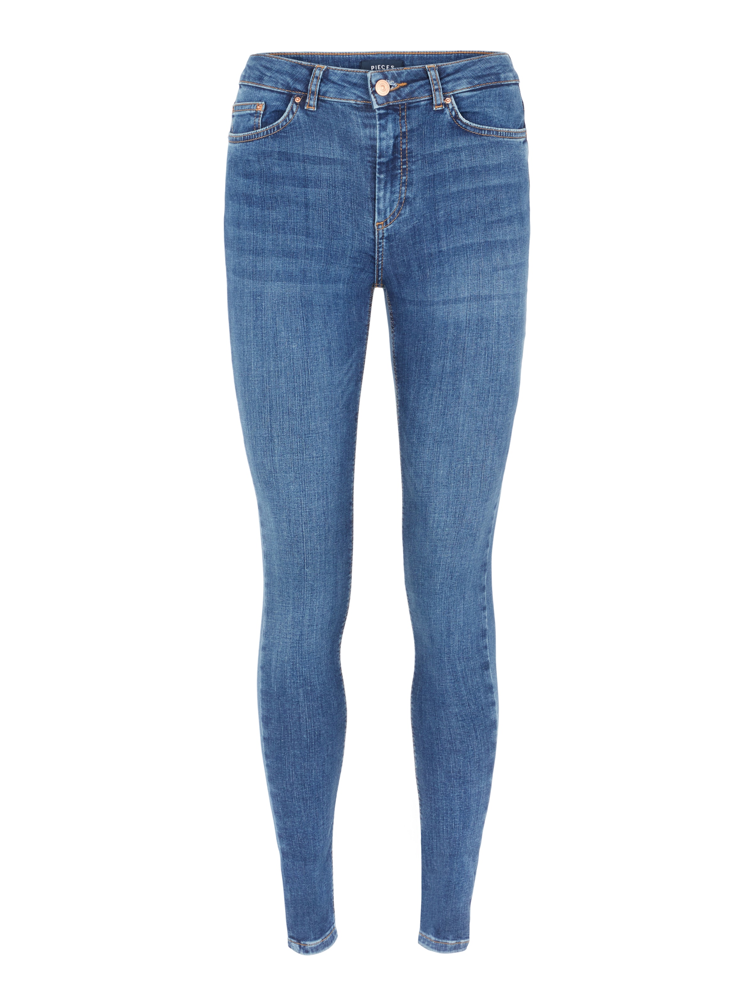 Pieces Maternity Jeans Delly in Blau 