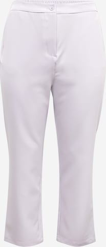 ABOUT YOU Curvy Regular Pants in Purple: front