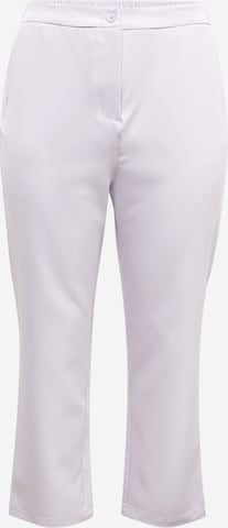 purpurinė ABOUT YOU Curvy Standartinis Kelnės: priekis
