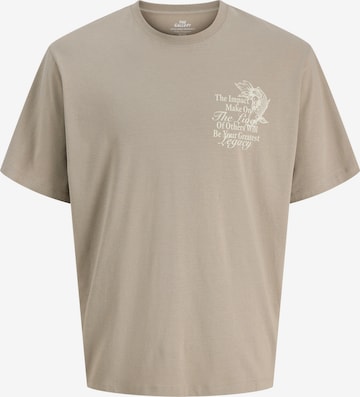T-Shirt 'JOROriental' Jack & Jones Plus en vert : devant