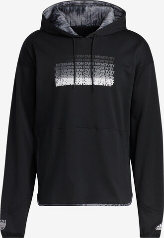 ADIDAS PERFORMANCE - Sweatshirt de desporto 'Donovan Mitchell' em preto: frente