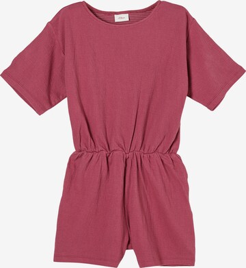 s.Oliver Dungarees in Red: front