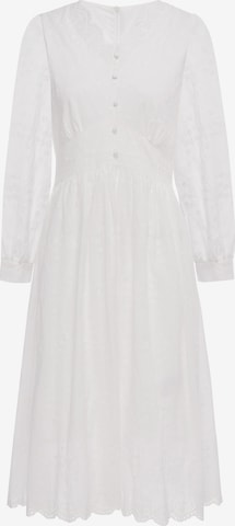 Usha - Vestido em branco: frente