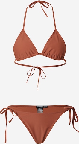 Nasty Gal Triangle Bikini in Orange