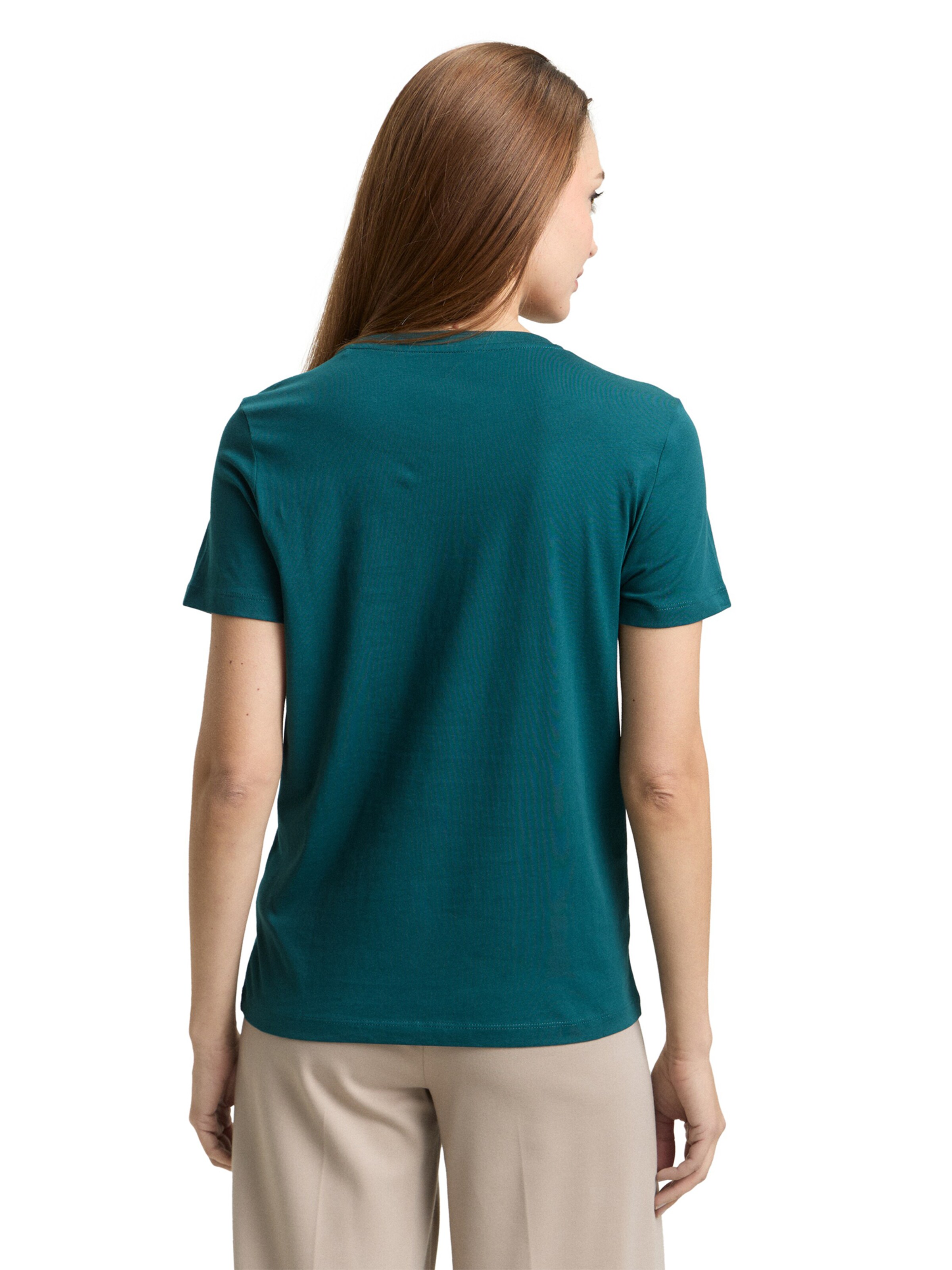 TOM TAILOR T-Shirt in Grün