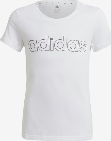 Maglia funzionale 'Essentials' di ADIDAS SPORTSWEAR in bianco: frontale