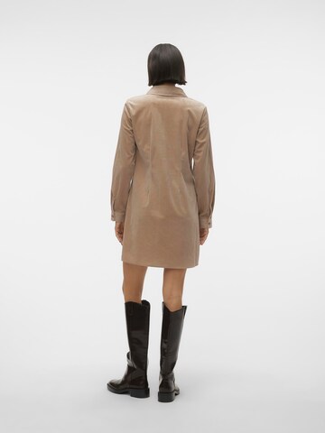 VERO MODA Shirt Dress 'TRIM' in Beige