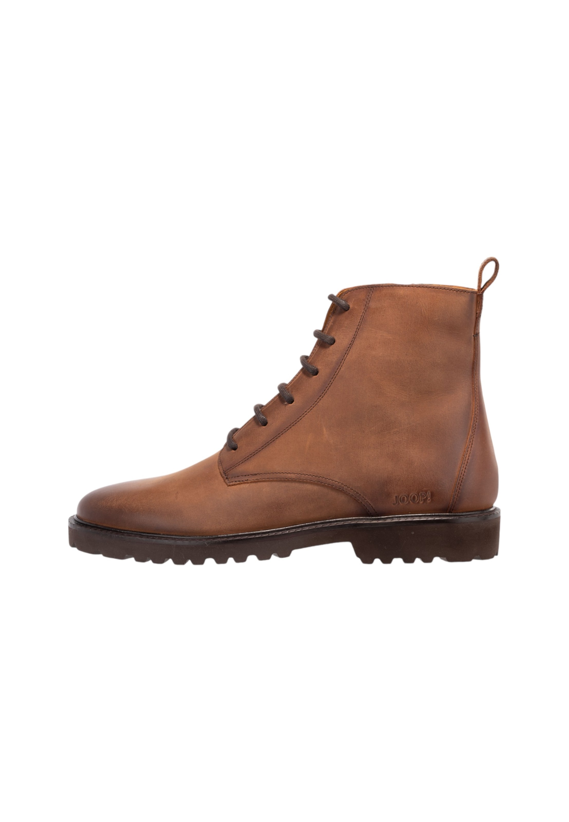 JOOP! Veterboots 'Loreto Daniel' in Bruin: voorkant