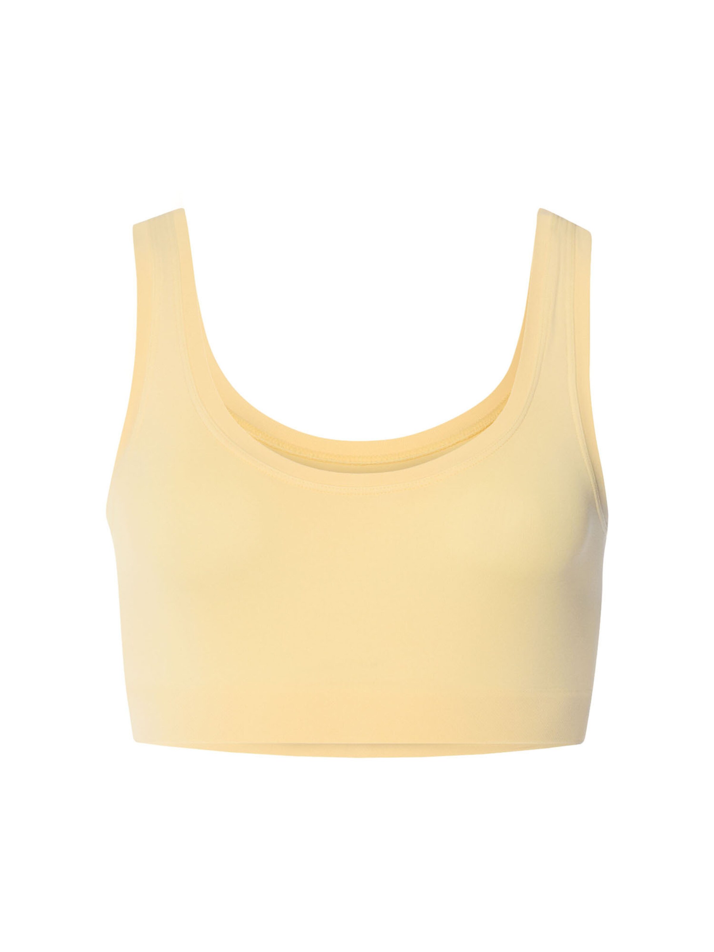 Hanro Bustier 'Touch Feeling' in Gelb: Vorderseite