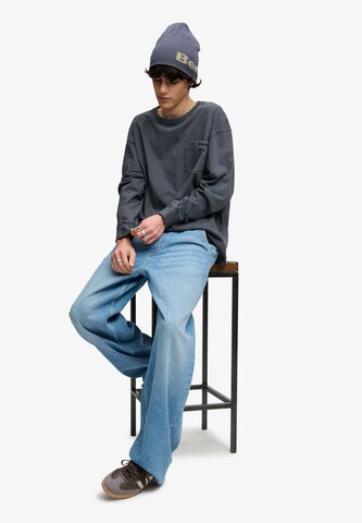 T-Shirt 'Bench X Superdry & Co' BENCH en bleu