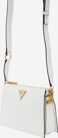 GUESS - Mala de ombro 'Lossie' em branco