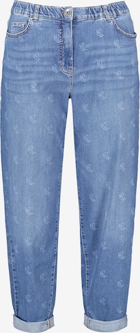 SAMOON - Tapered Calças de ganga em azul: frente