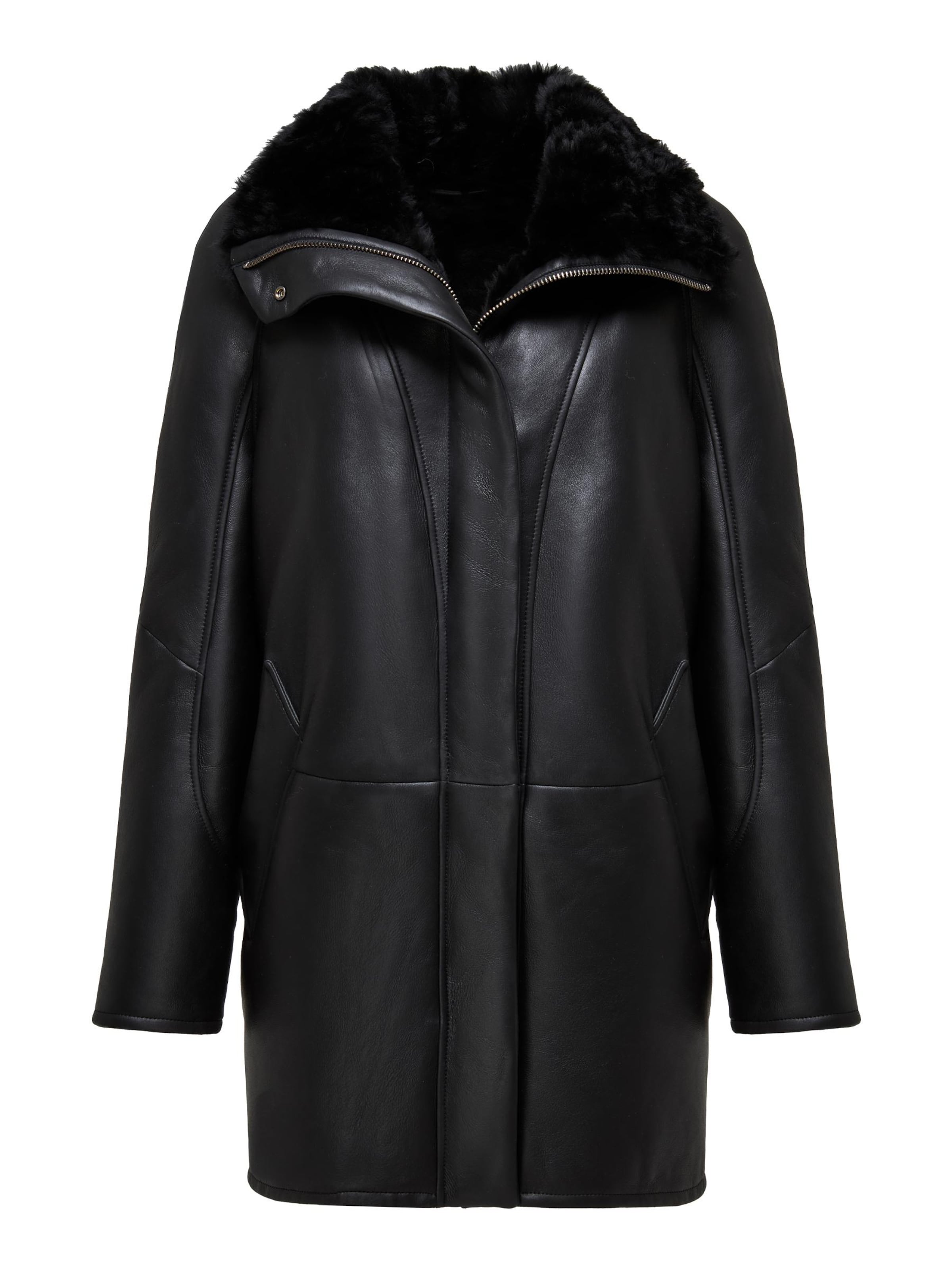 V S P Vinterfrakke 'Prescillia' i sort: forside