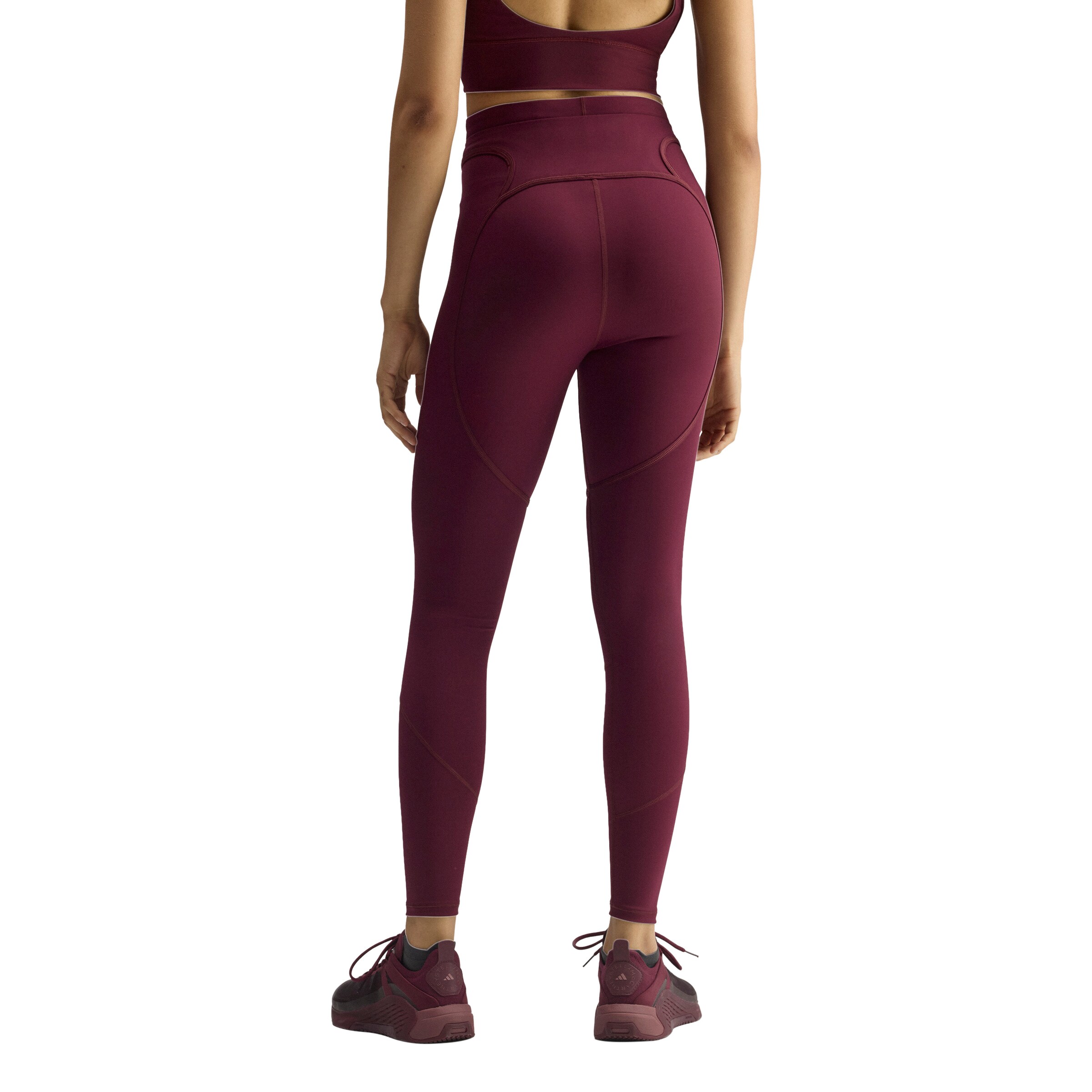 Skinny Pantaloni sportivi di ADIDAS BY STELLA MCCARTNEY in rosso