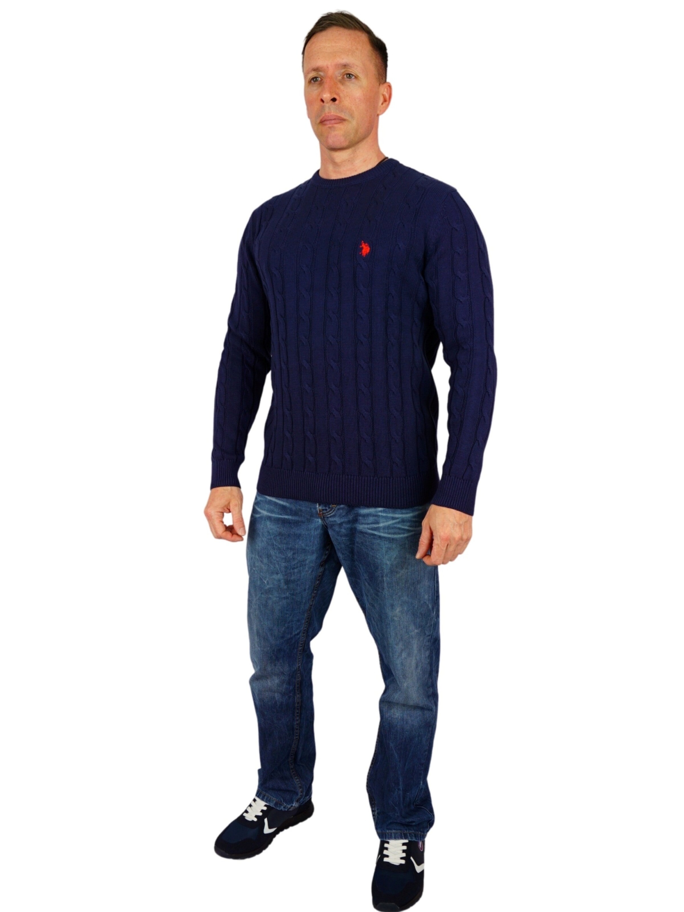 U.S. POLO ASSN. Trui in Blauw