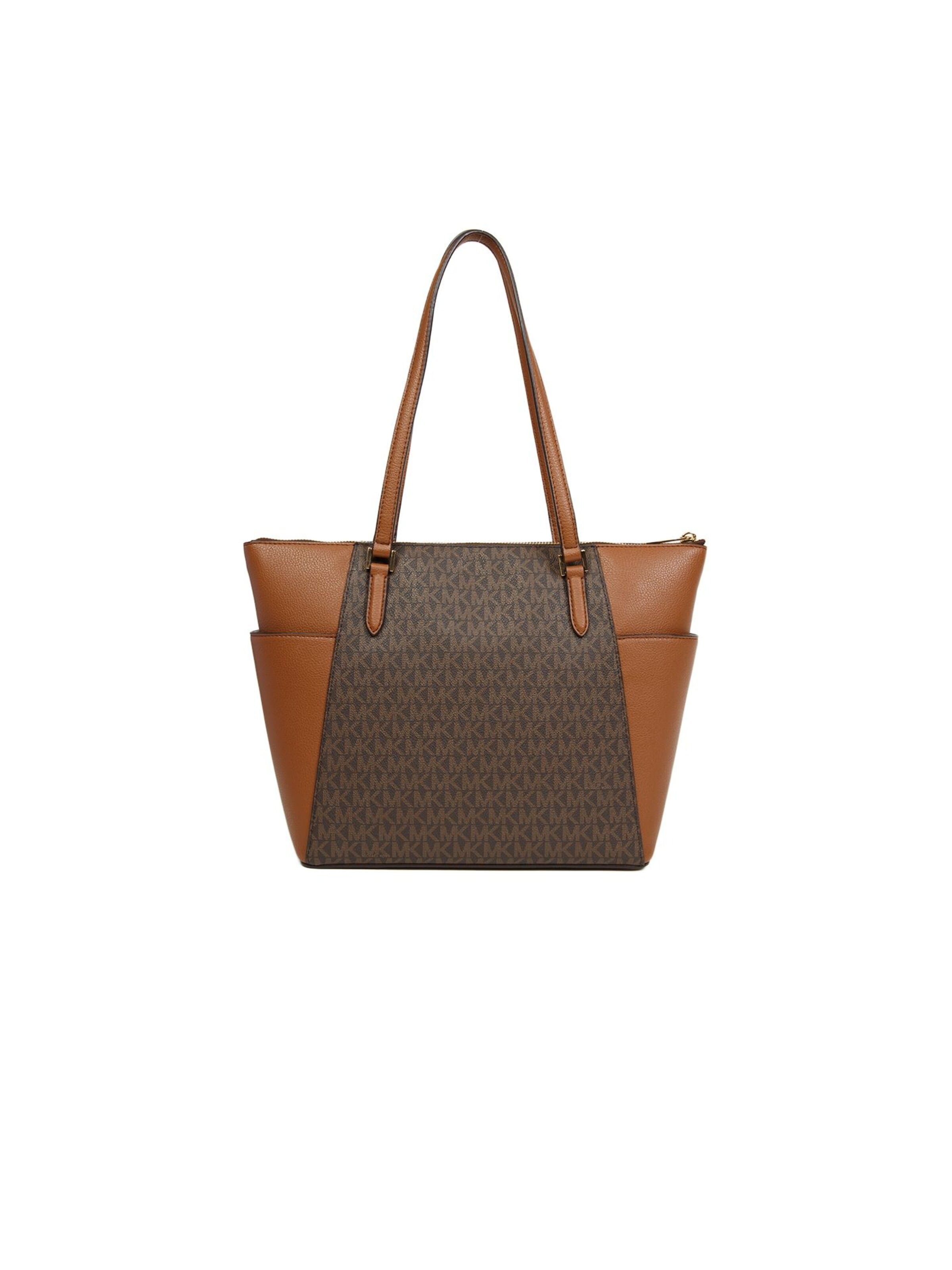 Michael Kors - Shopper 'Charlotte Large Top-Zip Tote' en marrón