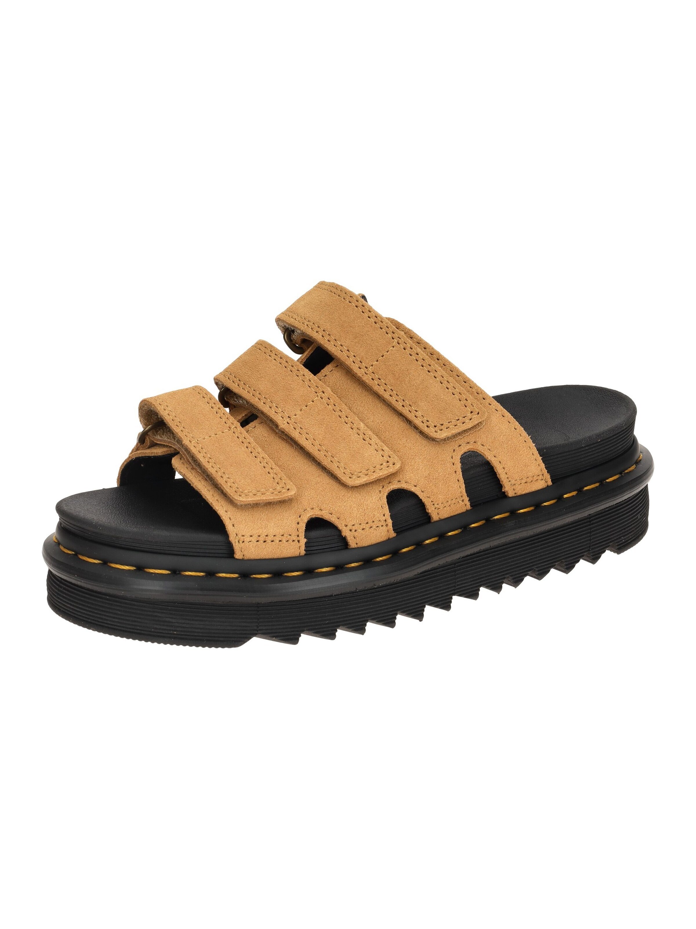 Dr. Martens Mules 'Dr. Martens Raine Slide Pantolette braun tan 40521200' in Brown: front