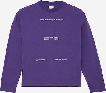 T-Shirt s.Oliver en violet : devant