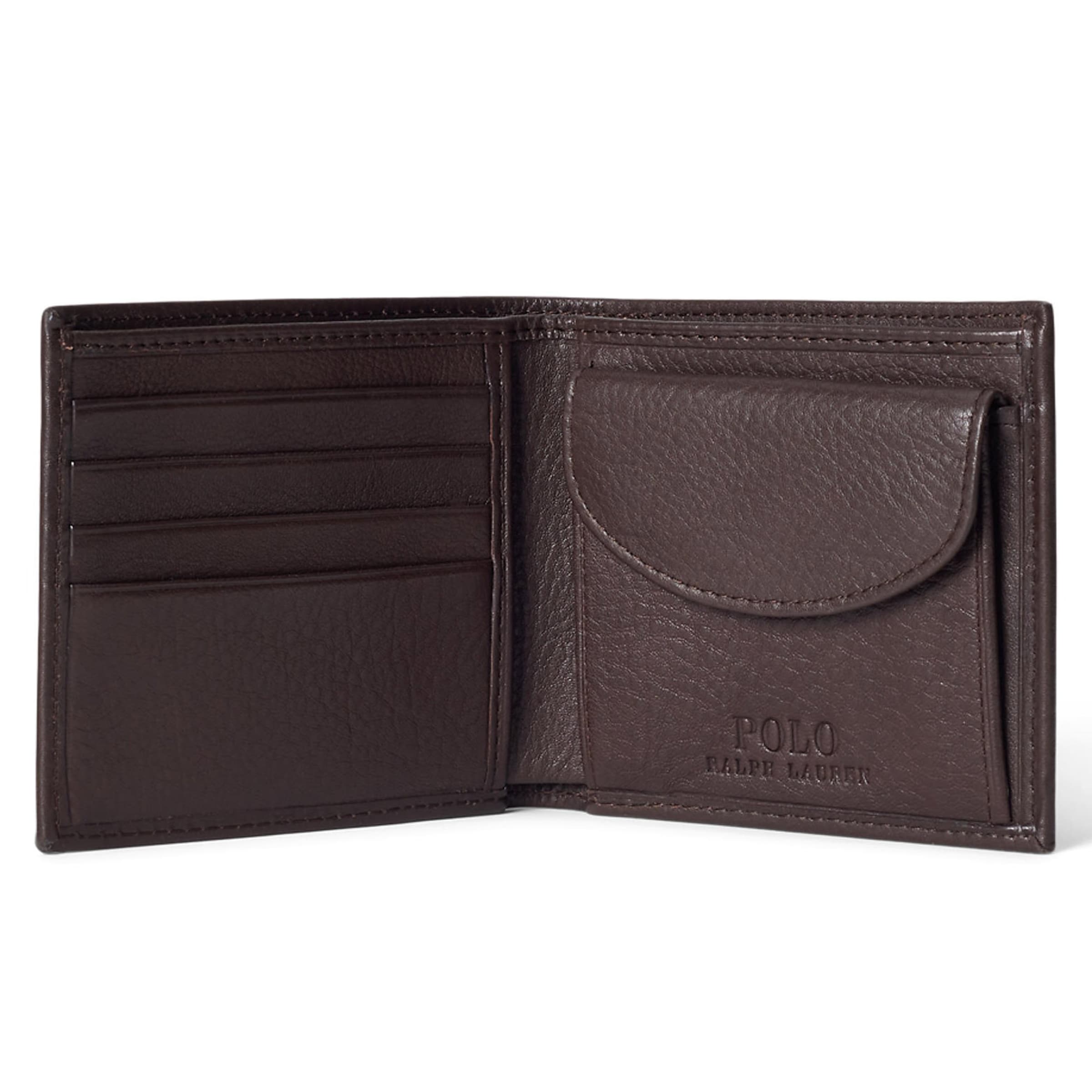 Polo Ralph Lauren Wallet 'Bill' in Brown