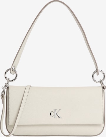 Sac bandoulière Calvin Klein Jeans en blanc : devant