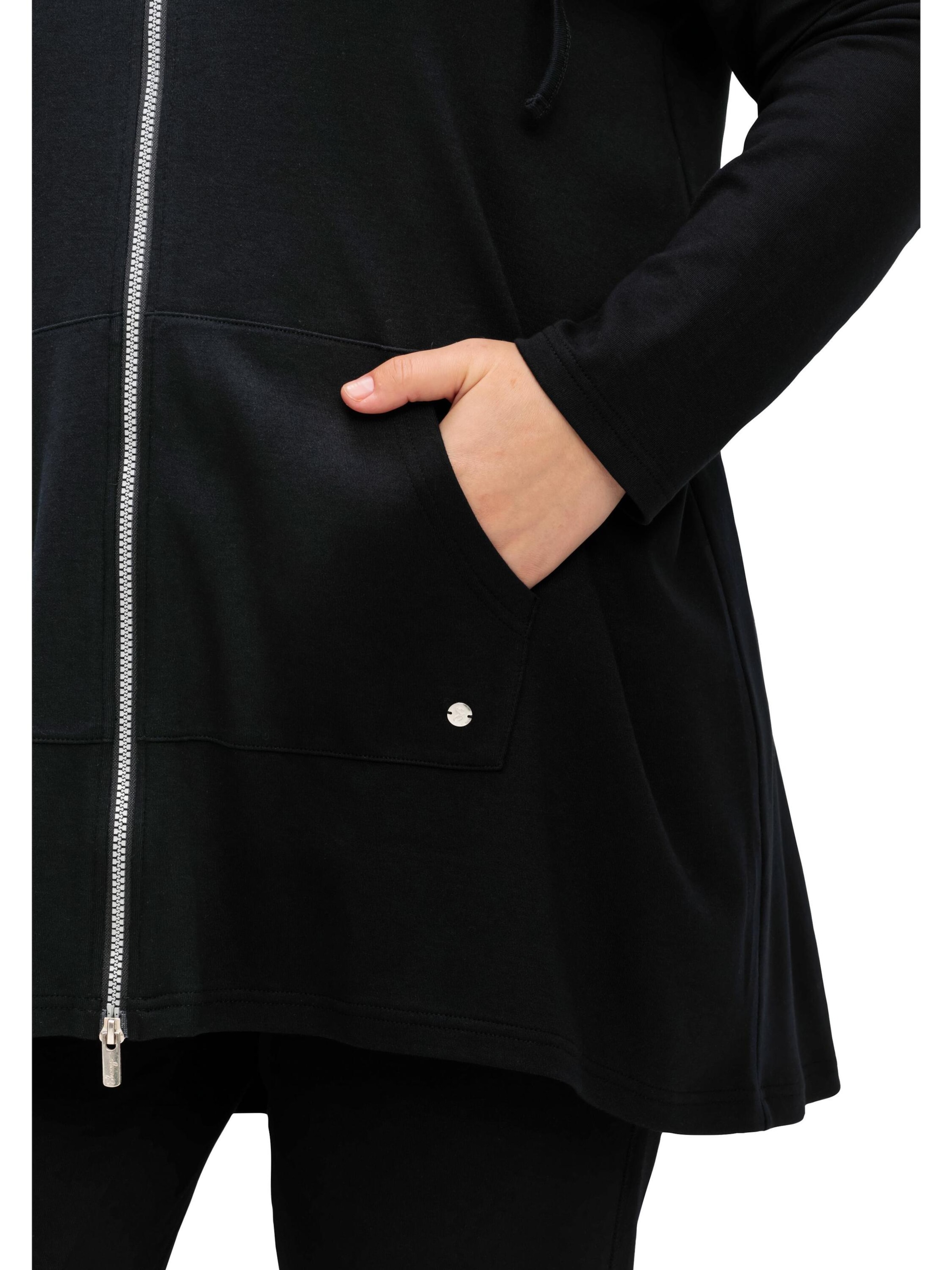 SHEEGO Sweatvest in Zwart