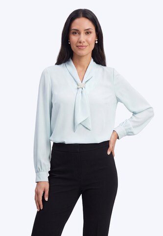 Chemisier usha BLACK LABEL en bleu : devant