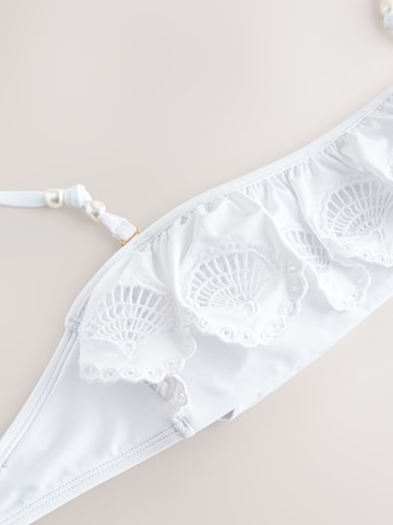 Next Bandeau Bikini top in White