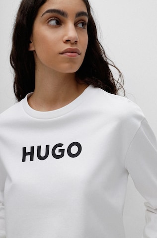 HUGO Red Sweatshirt in White