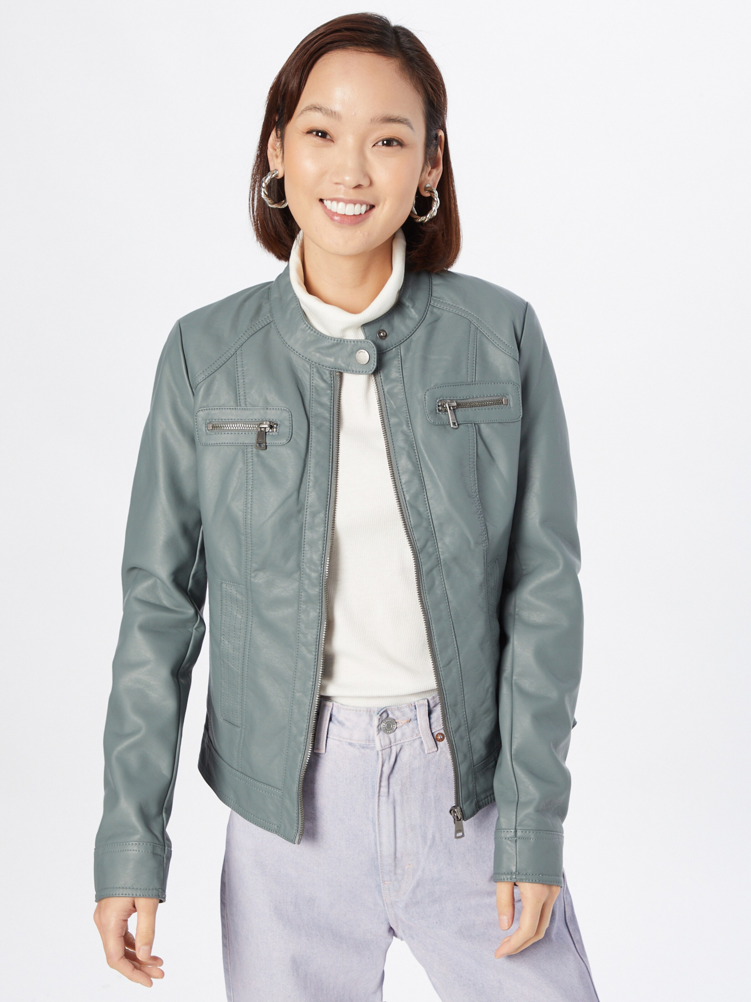 Frauen Jacken ONLY Jacke 'Bandit' in Jade - ZH05978 Frauen Jacken ONLY Jacke 'Bandit' in Jade - ZH05978