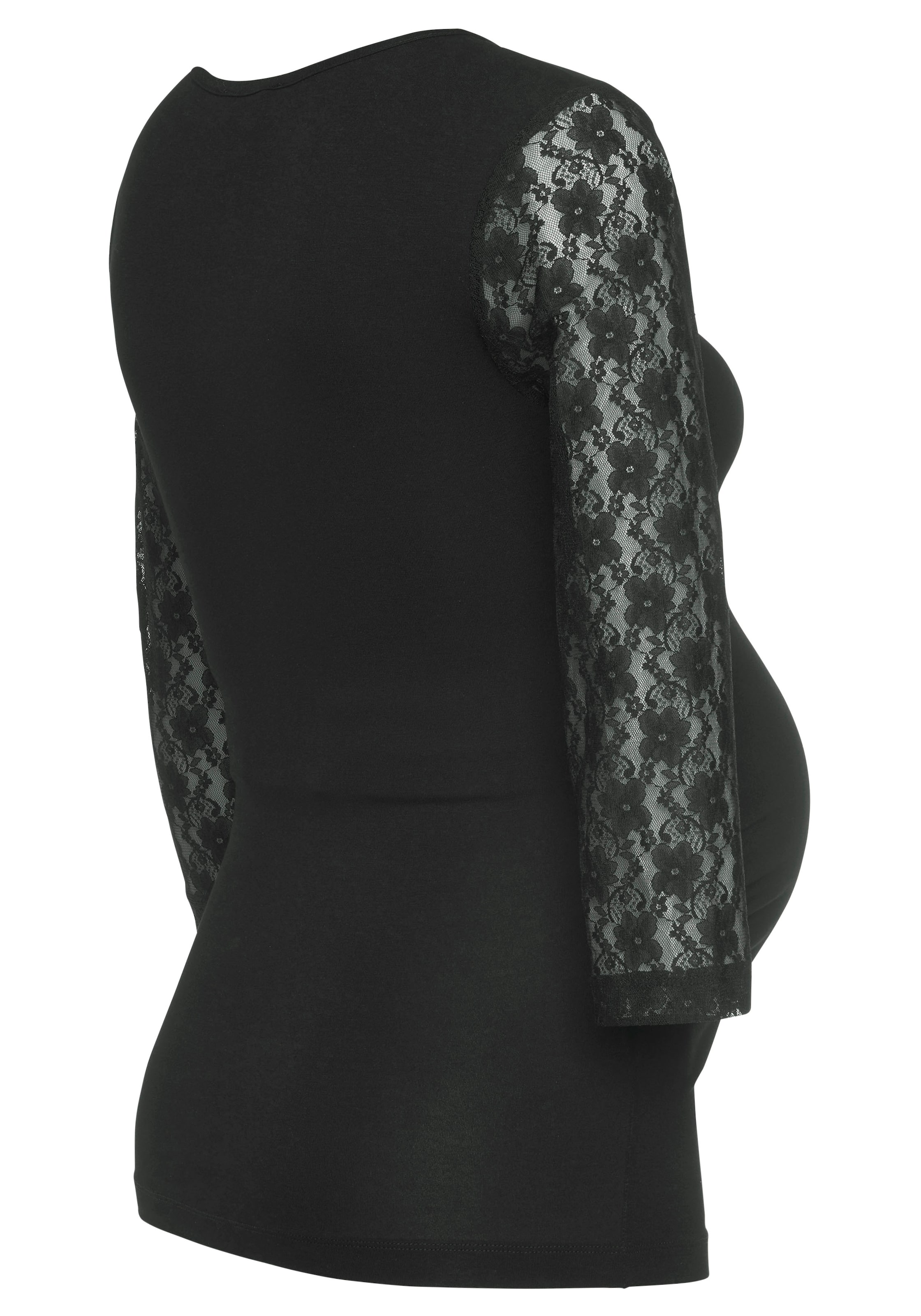 Neun Monate Shirt in Black