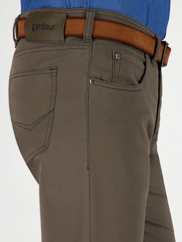 Gardeur Slim fit Trousers 'BILL' in Green