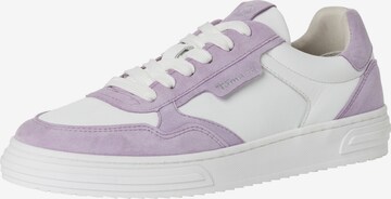 Baskets basses TAMARIS en violet : devant